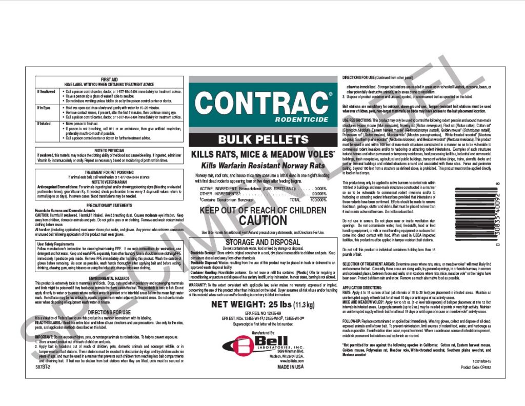 Contrac Bulk Pellets product label