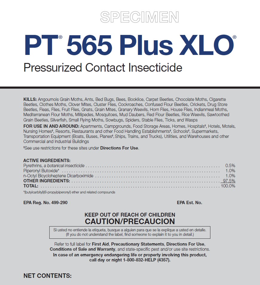 PT 565 Plus XLO insecticide product label