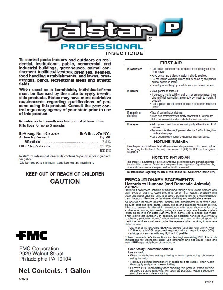 Talstar P Professional insecticide product label